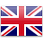 English language phone flag icon